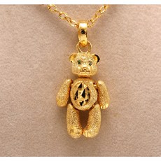 곰돌이순금팬던트