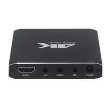 Sd/usb/hdmi av/자동 재생 지원 jedx mp029 미니 4 k 풀 hd 1080 p 미디어 플레이어 4 k uhk h.265/h.264/vp9 최대 60fps, US Plug^0, 중국