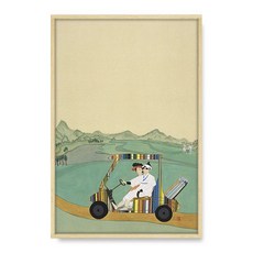기타 정인 함보경 작가, 원목／203x305mm