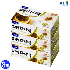 크린랩 국물내기 차잎 한약재 다시백, 3개
