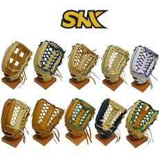 SNK 스니키 블루라벨 야구 입문용 12 75인치 유소년 성인용 글러브, 우투[왼손착용]
