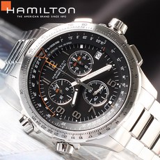 [HAMILTON] 해밀턴시계 H77912135 카키 X-윈드 GMT