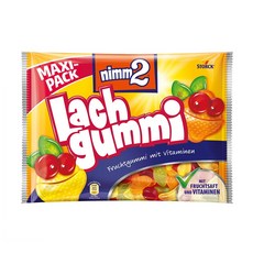 nimm2 라흐구미 후르츠 젤리 376g 4팩 nimm2 laughing gum - 1 x 376g maxi pack - fruit gum with fruit, 4개