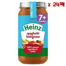 Heinz 하인즈 7 먼쓰 멈 오운 스파게티 볼로냐 200g 24팩, 24개