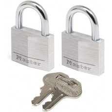 마스터 잠금 9130EURT 팩(알루미늄 그레이 3 x 5.2 x 1.6 cm), 단일옵션