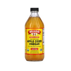 브래그 식초 BRAGG 브레그 유기농 오리지널 사과 사이다 473ml16fl oz 170201, 473ml, 1개