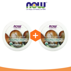 1+1 나우푸드 시어 버터 크림 85g Shea Butter, 2개