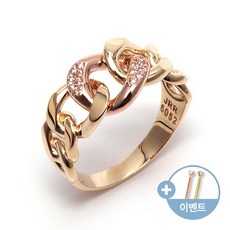 [비앤비골드]18K 매듭 체인 여성 반지 RSS1291