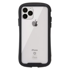 iFace Reflection iPhone 11 Pro 케이스 클리어 강화 유리 [블랙]