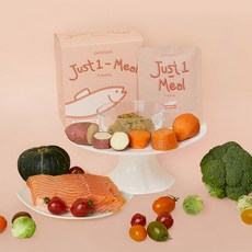 한끼뚝딱 강아지 수제 화식 사료 80g x 8ea, 연어, 640g, 1개