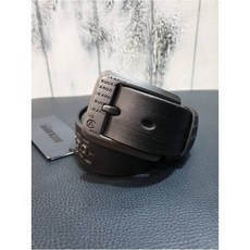 W몰 버커루 유니 버커루 금속로고 소가죽 벨트 B195AT303P