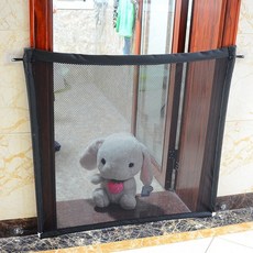 애견울타리 강아지 격리문 가림막 펀칭불필요 애완동물 장애 문난 베란다 울타리 도망방지 격리망, C01-직사각형 100cm* 높이 75cm
