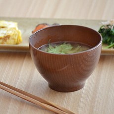일본그릇 일본식기 국물 멋쟁이 나뭇결 수프 그릇 S 일본식 모요브라운 윤기 식기 된장국 밥 오완 화분 일본매장상품
