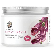 Dr. Harveys Kidney Health 반려견용 신장 보조제 (4 온스), 1개