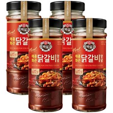 (에이브쇼핑)백설 매콤화끈 닭갈비양념 470g, 4개