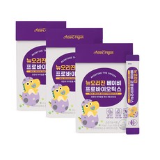 유한건강생활 뉴오리진 a2프로바이오틱스 베이비유산균 30포 3개, 45g