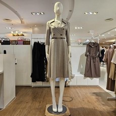 [미센스(대백)] MB38OPM182A_더블버튼사이드주름벨트원피스