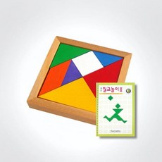 큰솔스토밍 가베가족 KS1403 칼라칠교퍼즐+칠교놀이2단계 탱그램, one color/free