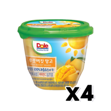 Dole 돌 후룻버킷 망고 과일컵 425g x 4개