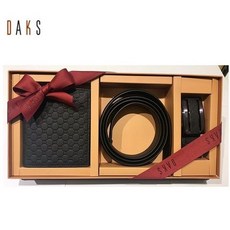 [갤러리아] 닥스닥스핸드백 [선물포장/쇼핑백동봉] 남성중지갑&벨트 선물세트10 DBWA9F362/DBBE9F889
