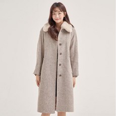 프렌치캣레드퍼장식코트q85dbc040