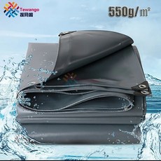 270도어닝 Tewango 튼튼한 PVC 옥스포드 캔버스 550GSM 방수 방수포 두꺼운 야외 천막 긁힘 방지 그늘 돛 파티오 커버 05mm, 2.2x2m