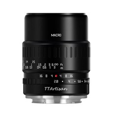 티티아티산 40mm F2.8 APS-C 매크로 렌즈 블랙 TTArtisan, 소니 E