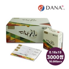 [한의장터] 다나침 일회용 스프링침 3000쌈 (30000pcs) 한방침 멸균침, 0.16  x 15