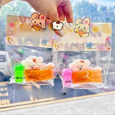 걸스코코 쫀득 애완동물 말랑이 모찌 키링 귀여운동물 슬라임 스트레스해소말랑이