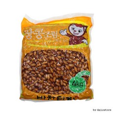 땅콩조림 4kg 콩조림 서리태 검정콩 콩자반, 1개