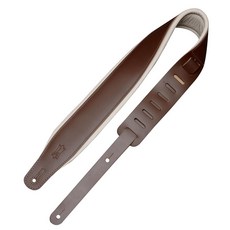 [미국수입정품] Levy's Leathers 7.6cm3인치 와이드 가죽 기타 스트랩 폼 패딩 및 의류 뒷면 브라운 크림색 M26PD-BRN_CRM 139839, [미국수입정품] Levy's Leathers 7.6cm