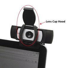 Logitech HD Pro 웹캠 C920 C922 C930e 용 캡 후드 ABS 카메라 프라이버시 커버 렌즈 캡 개인 정보 보호 셔터, 보여진 바와 같이, 하나, 1개