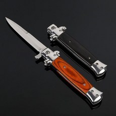 [해외] 절묘한 스틸레토 고정 전술, Brown Handle