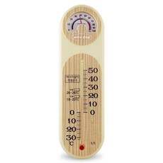 화성 아날로그 온습도계 N-500(B-500) 280x90x20mm hoy*18156ba, 본상품선택, 1개
