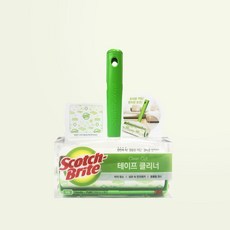 3M 스카치브라이트 테이프클리너 대형 핸들 + 리필1입 + 훅걸이1p, 1세트