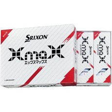 DUNLOP (던롭) 골프공 스릭슨 X MAX 2024년 모델 화이트 1더즌, 1개, 12개입 - 2024골프공