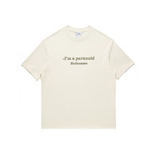 케이댄스 NOTHOMME 드랜드 클래식 이니셜 남자 커플 여름 심플 와이드 루즈핏 TEE