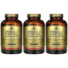 [2+1] Solgar 솔가 오메가3 피쉬오일 농축 240정 소프트젤 알티지오메가3 RTG오메가3 피시오일 DHA EPA 도코사헥사엔산 에이코사펜타엔산 omega3 3개