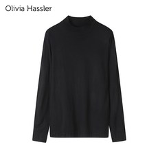 [올리비아하슬러]OHAWSW902_니트 하프넥 스웨터