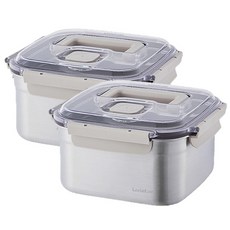 [2P] 락앤락 숨쉬는 스텐김치통 3.8L