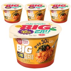 CJ Hetbahn 杯裝BIG火腿泡菜蓋飯, 328g, 4入