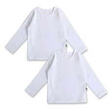 예루예나 아동용 모찌 기본티 2p 루예나 아동용 모찌 화이트 기본티 2p