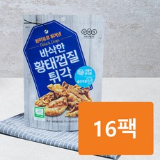 바삭한 황태껍질 튀각16팩 오희숙 명인이 만든 바삭한 맥주안주 튀각, 16개, 30g