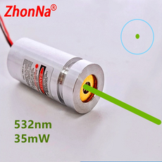 532nm 35mw 녹색 레이저 모듈 3-5v 구리 레이저 스폿 조사 포지셔닝 램프 레이저 다이오드 발광 조준 액세서리, 638nm200mw1pc, 없음, 1개