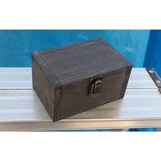 천연 원목 낚시 용품 미끼통 지렁이통 보관함 나무상자 밑밥통 후레쉬, 가로 150 x 세로 100 x 높이 80