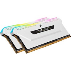 CMH32GX4M2E3200C16W DDR4 3200MHz 16GBx2 DIMM 16-20-20-38 XMP 2.0 VENGEANCE RGB PRO SL White for AMD