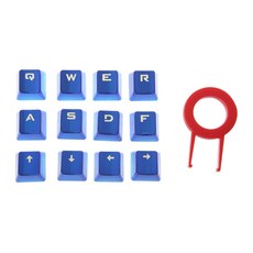 12 키 캡 메탈 코팅 PBT DIY 기계식 키보드를위한 키 캡 풀러, 한개옵션2, 파란색, 한개옵션1