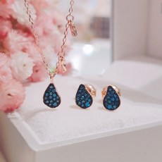 골든듀물방울목걸이