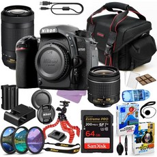 니콘 카메라 Nikon D7500 DSLR Camera with 18-55mm 70-300mm Lens Bundle + Accessory Package Including Sandi - 니콘d7500