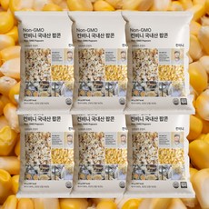 컨비니 Non-GMO 옥수수로 만든 국내산 팝콘 60g 4봉, 4개
